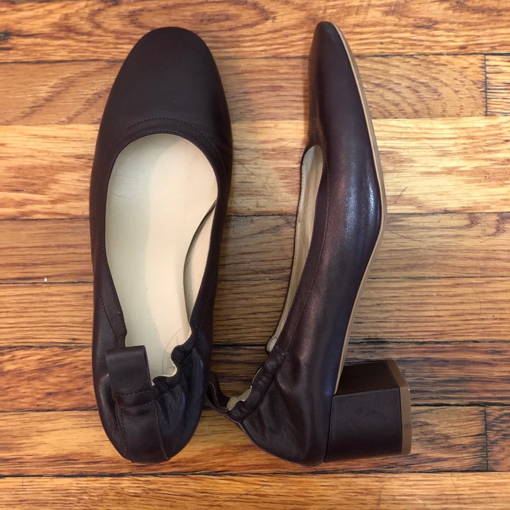 Everlane Day Heel Purple/oxblood Size 7